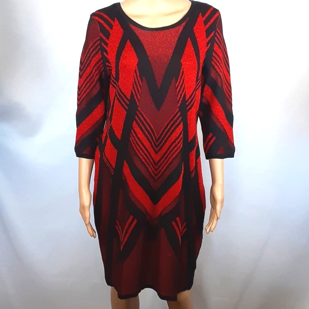 ❤NYCollection Valentines Petite Metallic Dress NWT